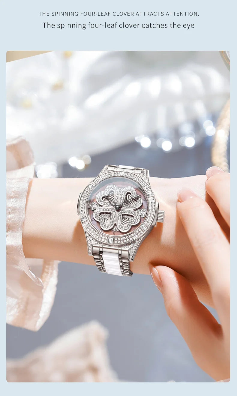 OUPINKE 3279 Women's Luxury Automatic Mechanical Watch