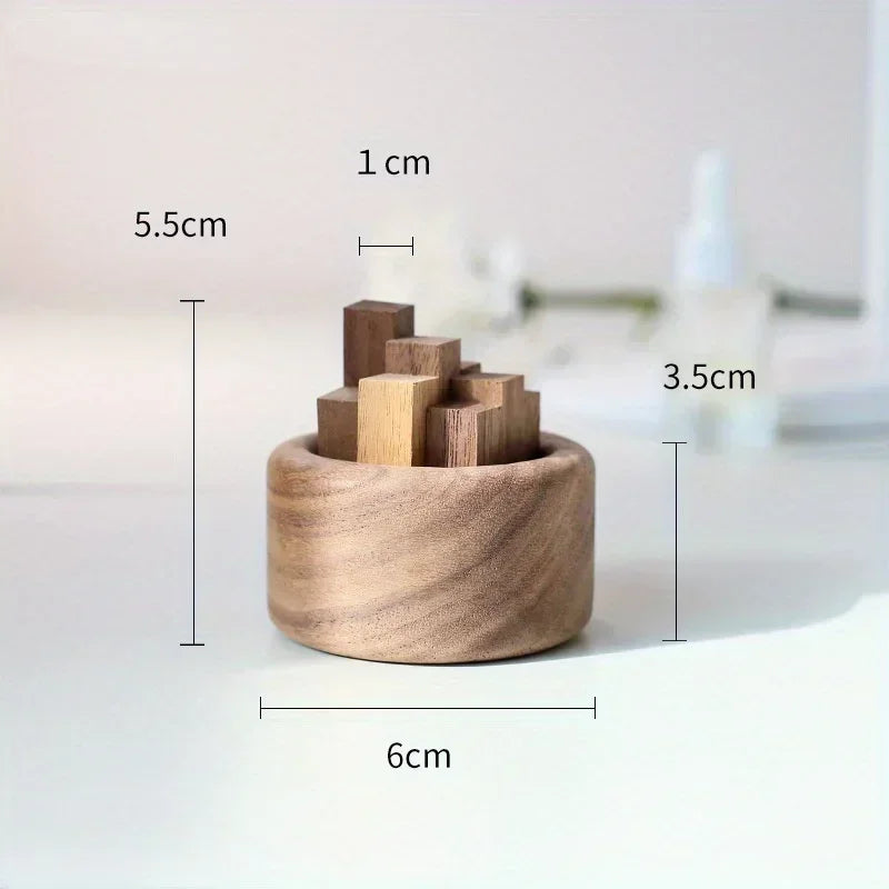 Eco-Friendly Wooden Essential Oil Diffuser – Fireless Aroma Aromatherapy Diffuser for Home & Office Decoration