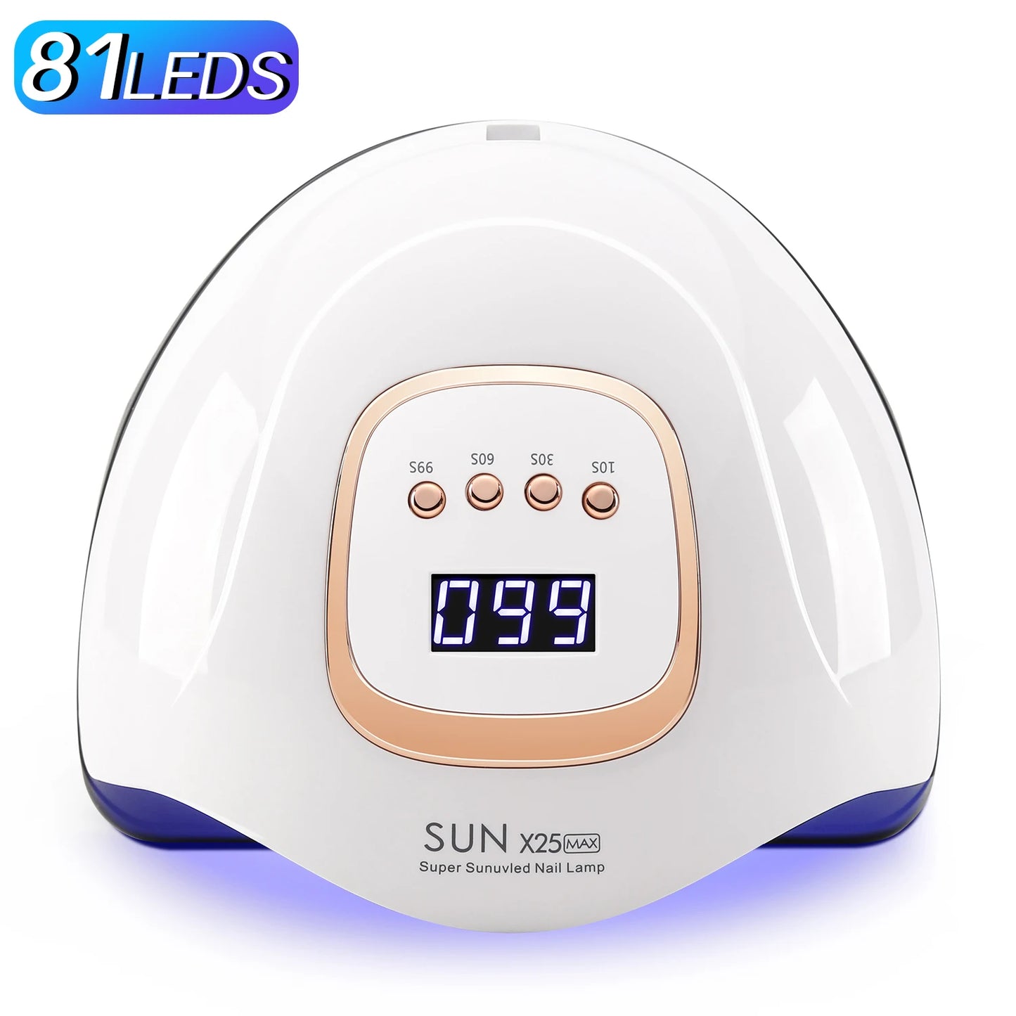 380W UV LED Nail Lamp - Professional Gel Polish Curing for Salon & Home