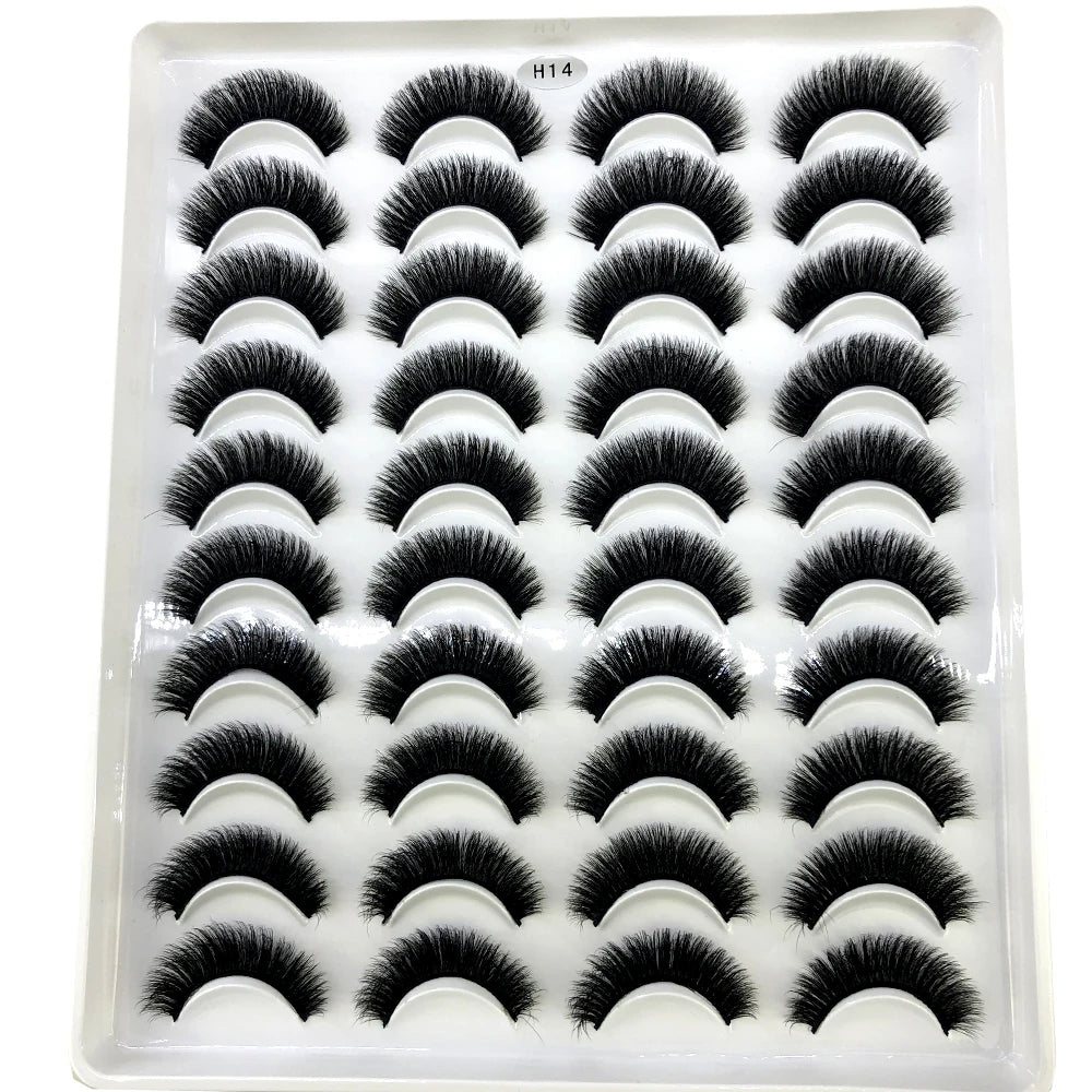 20 Pairs 3D Mink False Eyelashes