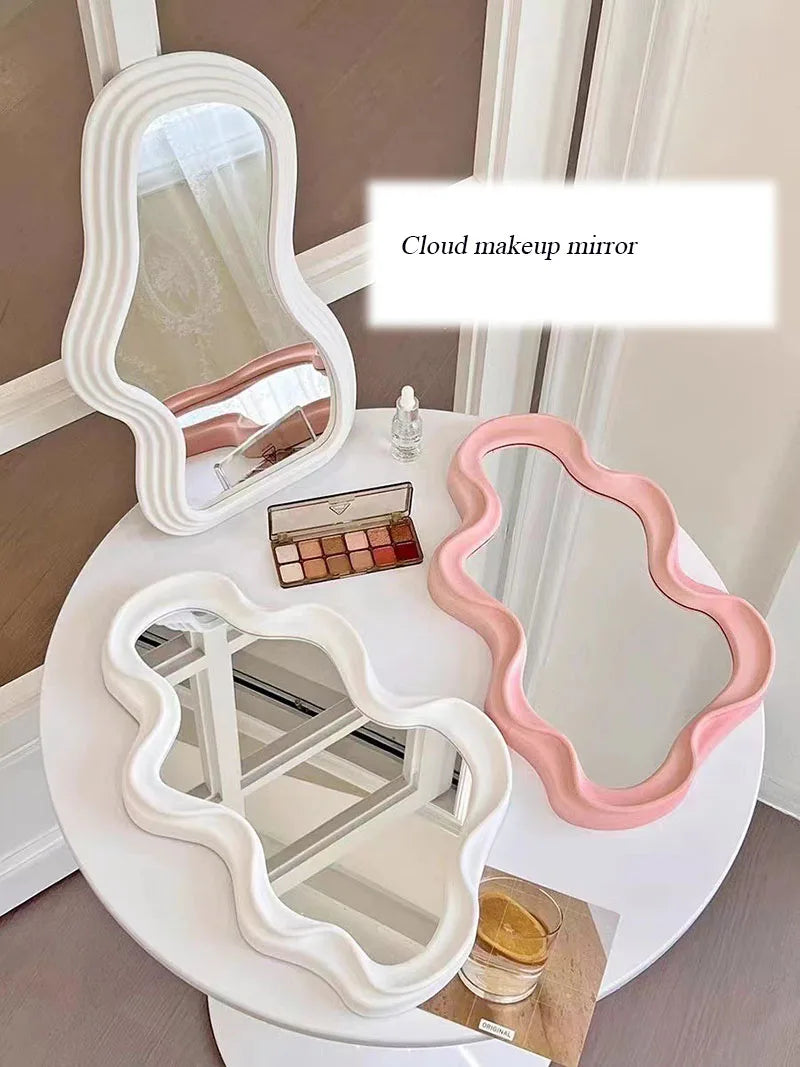 Cloud-Shaped Vanity Mirror