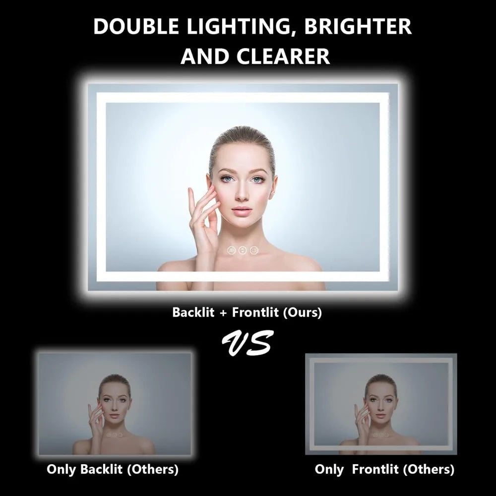 60" x 36" LED Bathroom Mirror