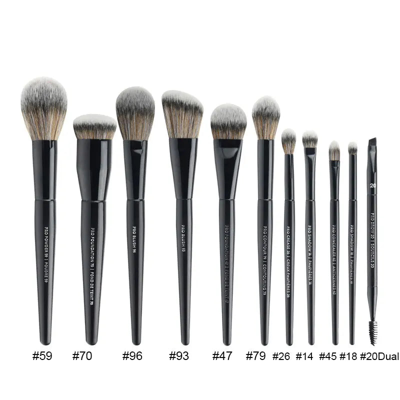5/16/26pcs/set Black Powder Makeup Brushes