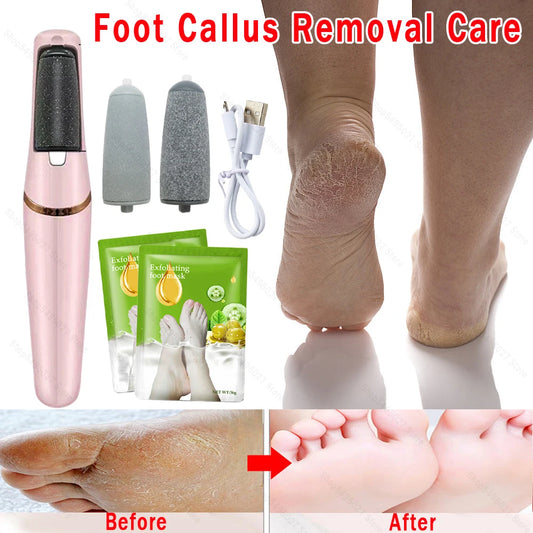 Electric Foot File Grinder – Callus & Dead Skin Remover, SPA Exfoliating Tool for Hard, Cracked Skin Care