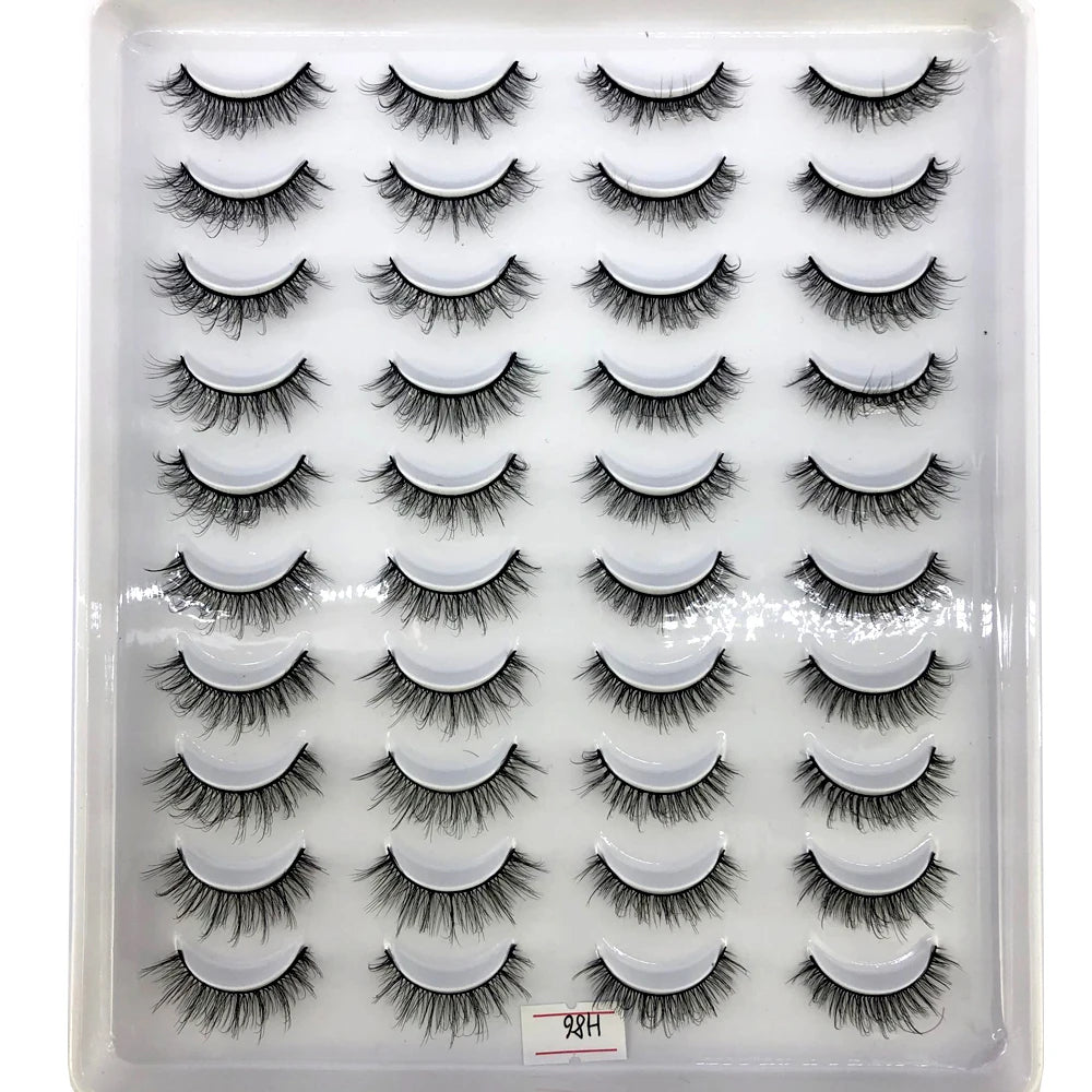 20 Pairs 3D Mink False Eyelashes