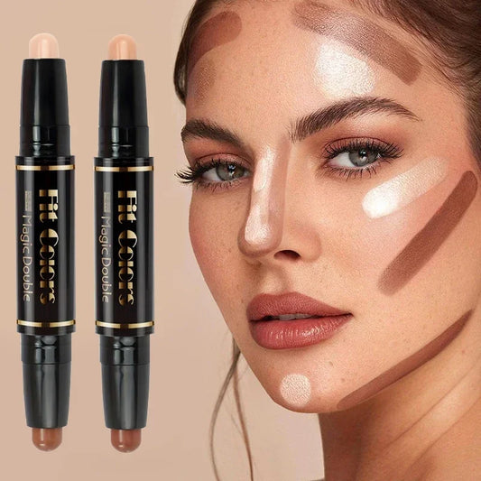 Double-ended Dual-purpose High-light & Contour Stick