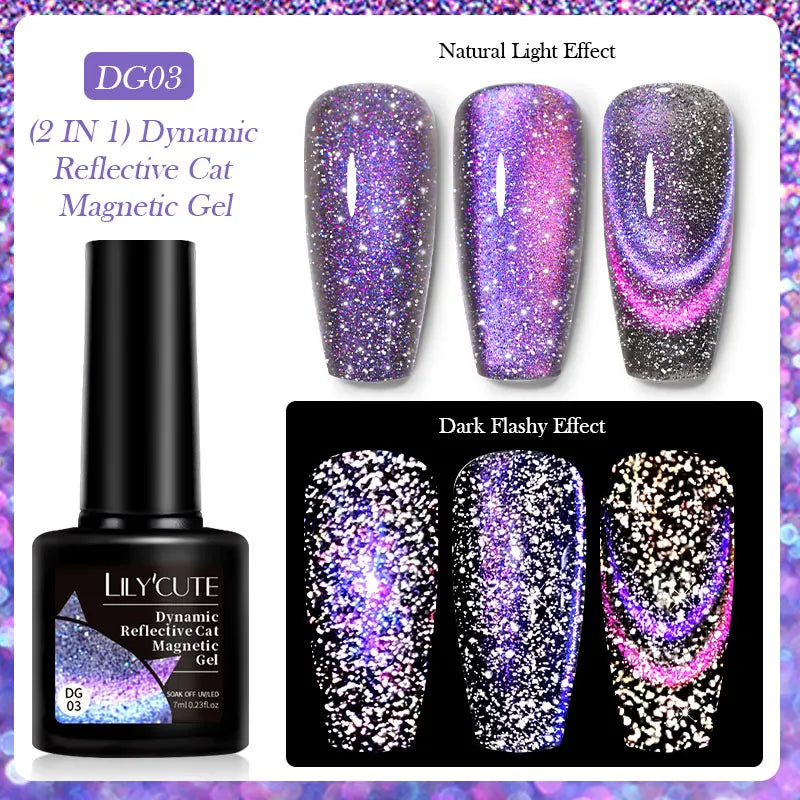 LILYCUTE Color Changing Thermal Gel Nail Polish