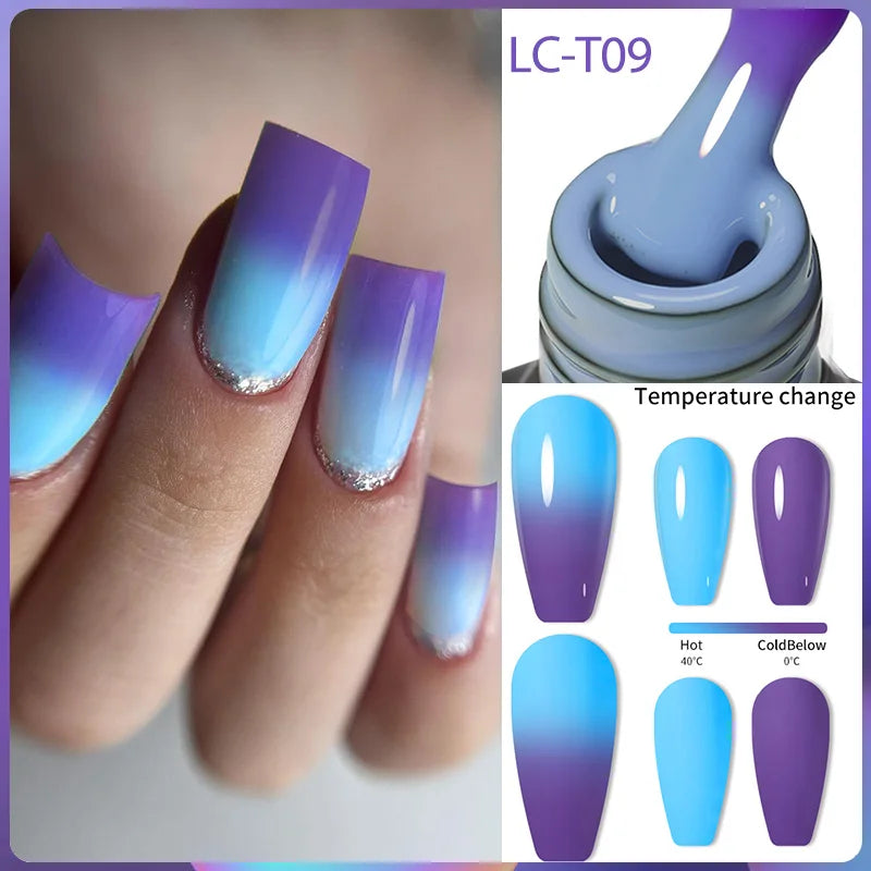 LILYCUTE Color Changing Thermal Gel Nail Polish