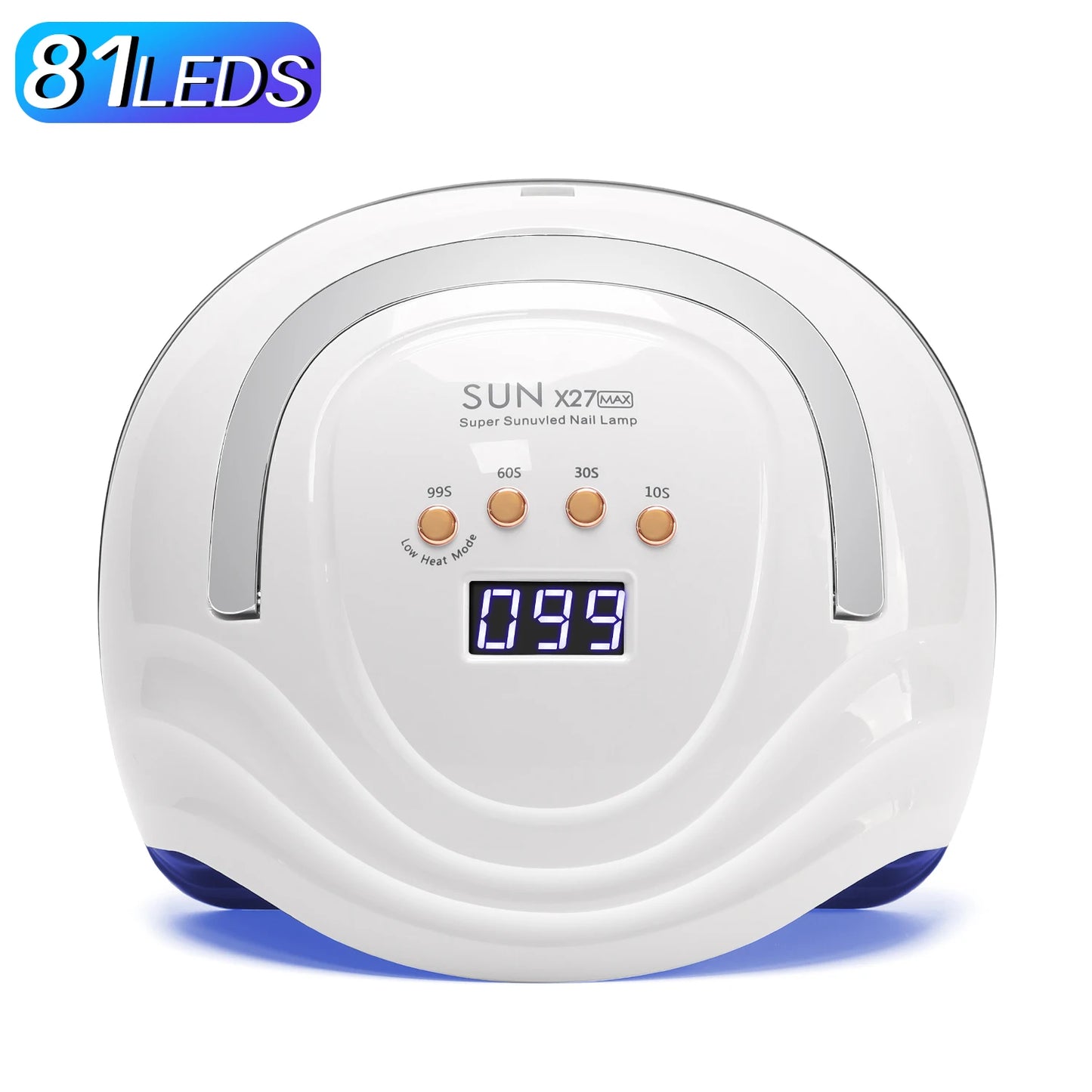 380W UV LED Nail Lamp - Professional Gel Polish Curing for Salon & Home