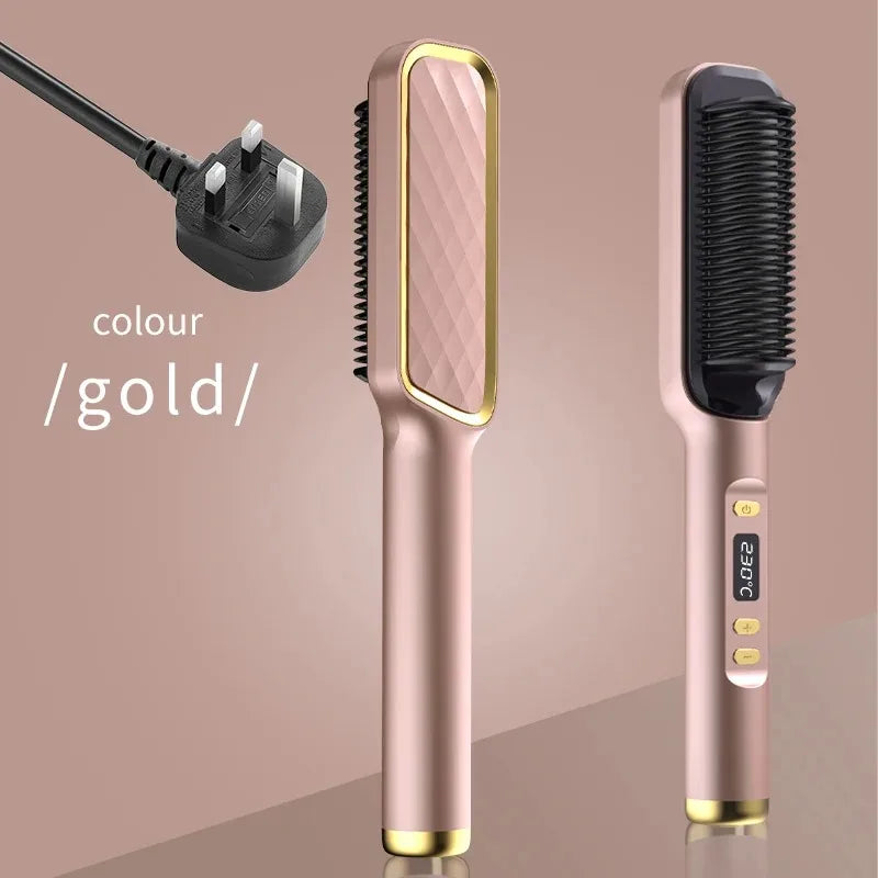 Electric Hot Comb Multifunctional Hair Straightener
