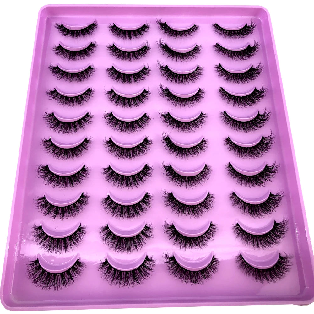 20 Pairs 3D Mink False Eyelashes