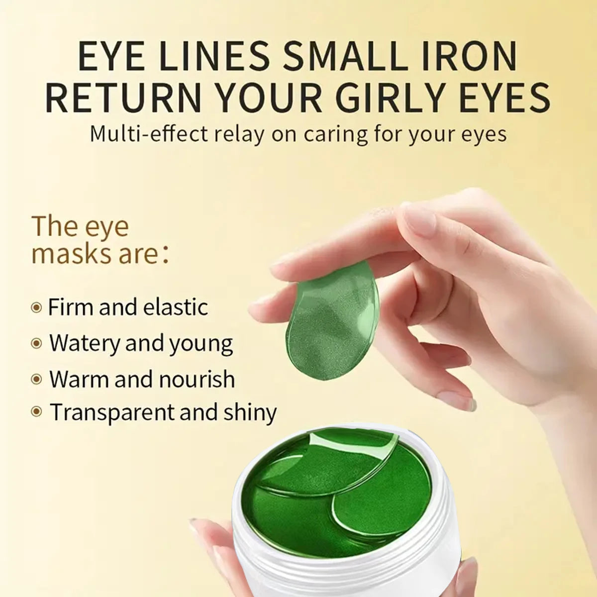 60pcs Aloe Vera Collagen Eye Mask – Anti Dark Circles, Eye Bags Removal, Moisturizing & Firming Eye Patches for Skin Care