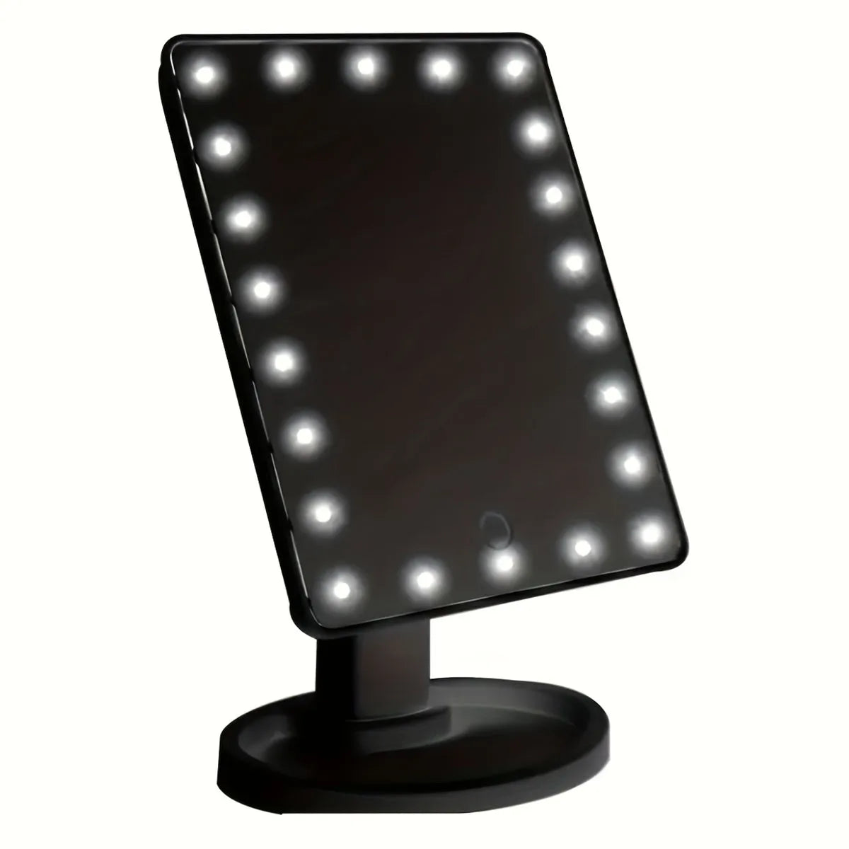 360° Rotating LED Makeup Mirror – Stylish & Functional!