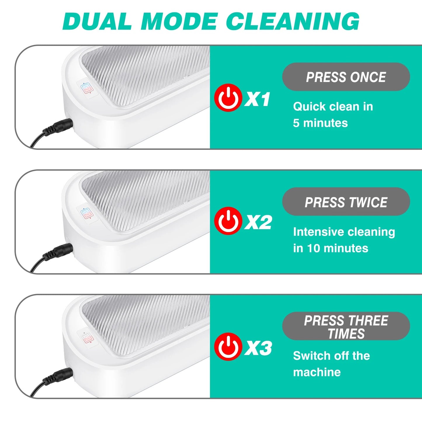 Jewelry ultrasonic cleaner
