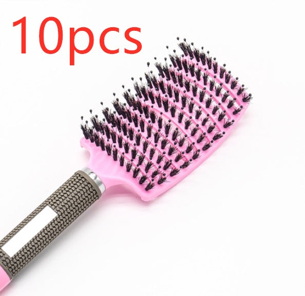 Anti-Knot Detangling Hair Brush with Nylon Bristles