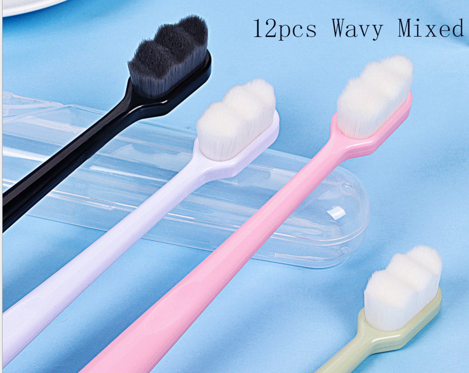 Ultra-Fine Soft Bristle Toothbrush for Deep Cleaning