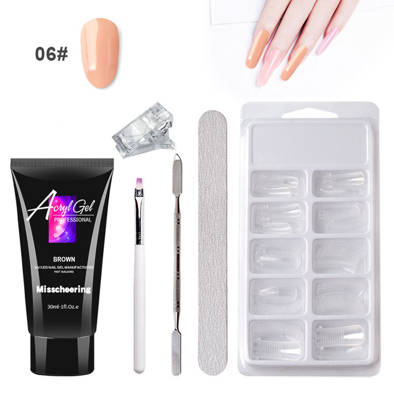 Painless Extension Gel Nail Art