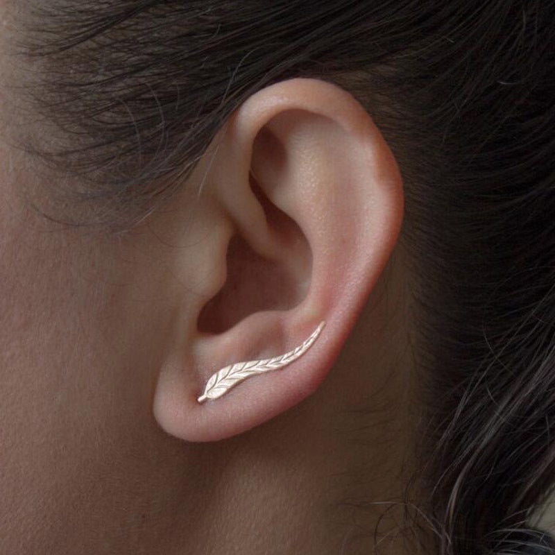 Natural Landscape Mountain Ear Climber Earring – Adventure-Inspired Jewelry