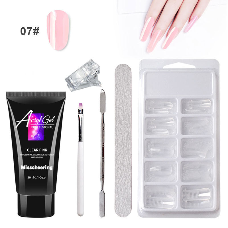 Painless Extension Gel Nail Art