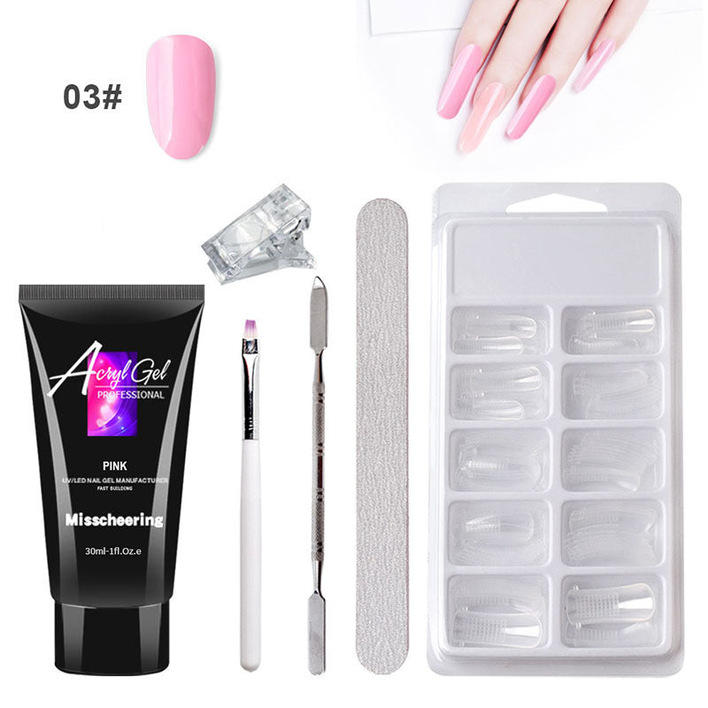 Painless Extension Gel Nail Art