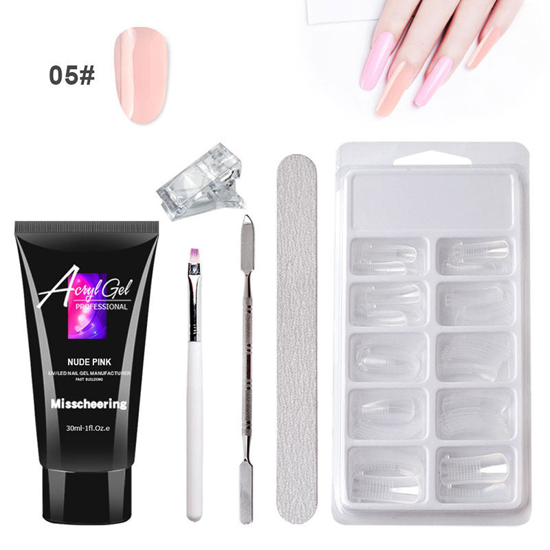 Painless Extension Gel Nail Art