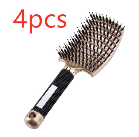 Anti-Knot Detangling Hair Brush with Nylon Bristles