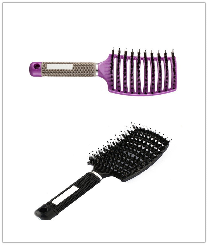 Anti-Knot Detangling Hair Brush with Nylon Bristles