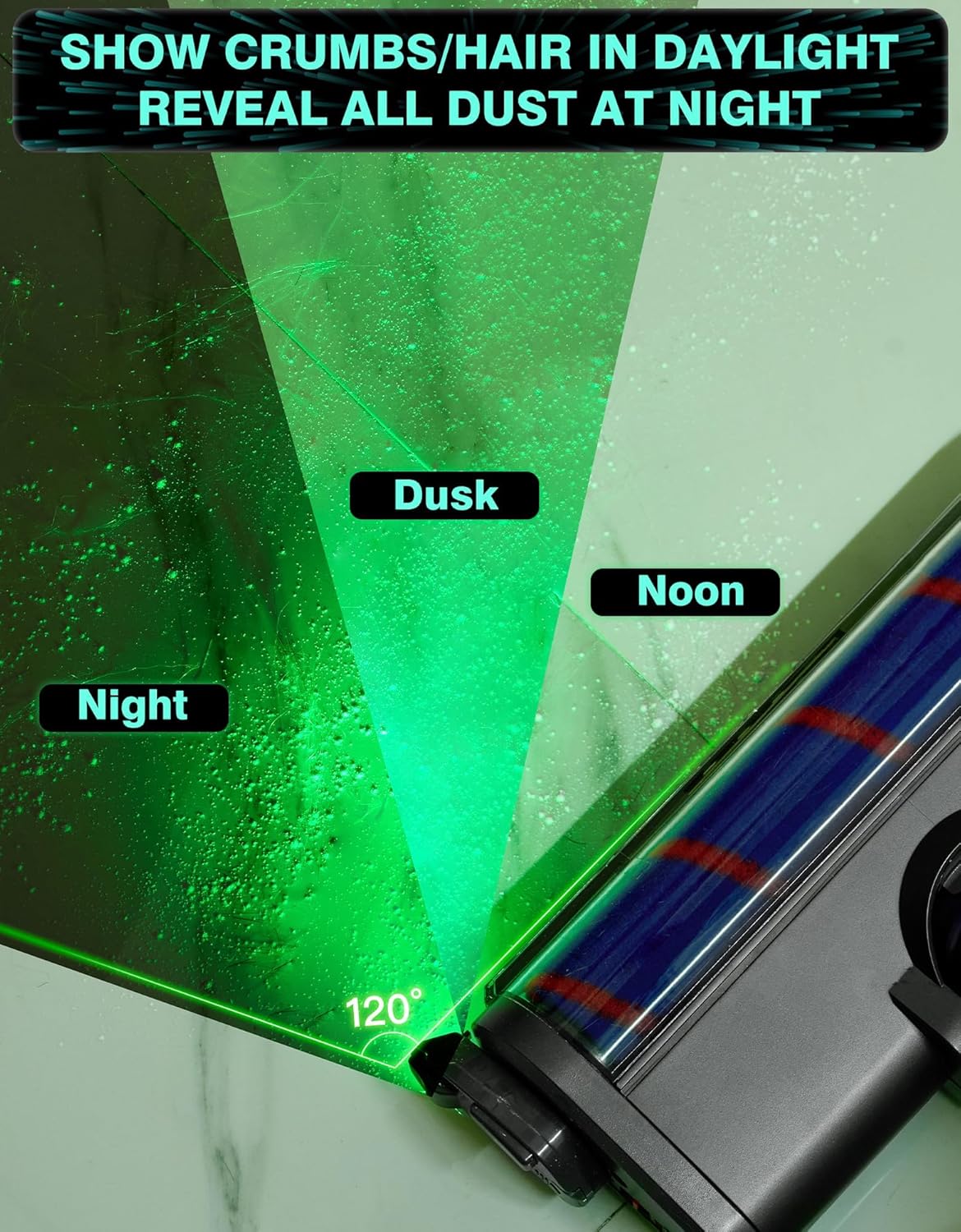 Universal Vacuum Cleaner Dust Display LED Lamp Compatible with Every Model