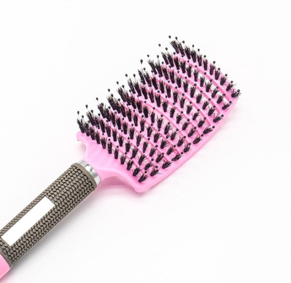 Anti-Knot Detangling Hair Brush with Nylon Bristles