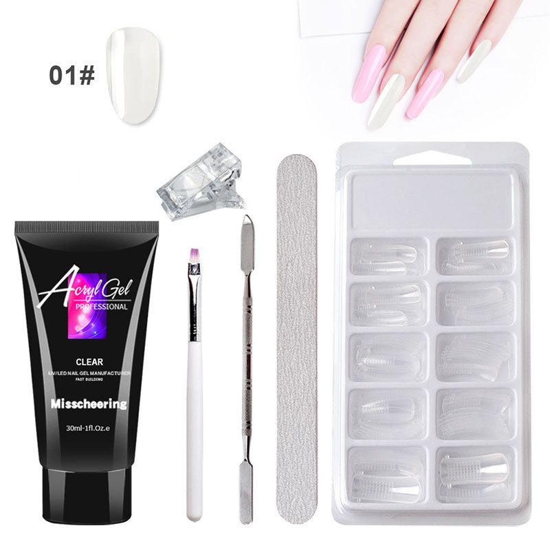 Painless Extension Gel Nail Art