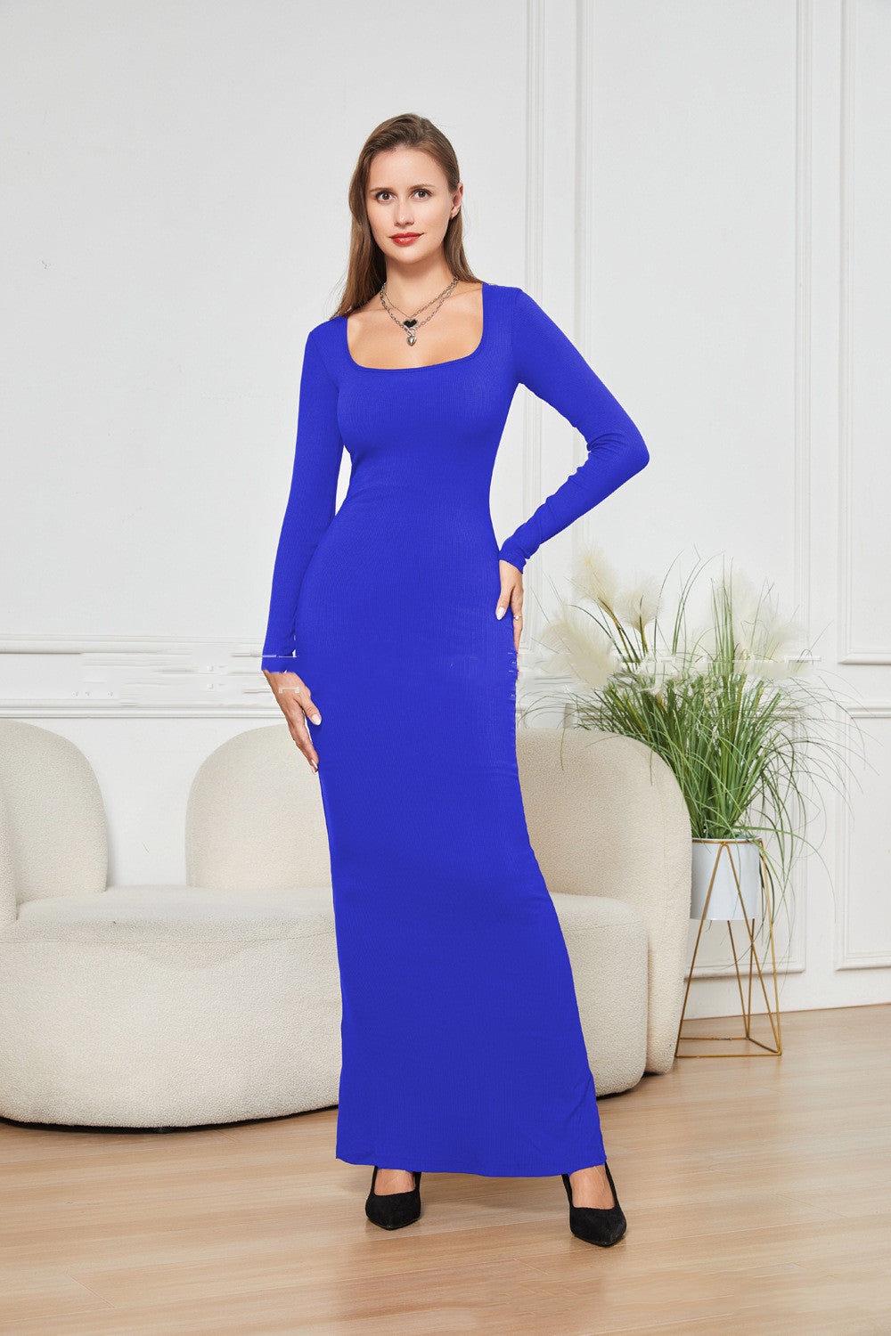 Sculpt & Style – Two-in-One Double-Layer Shaping Dress
