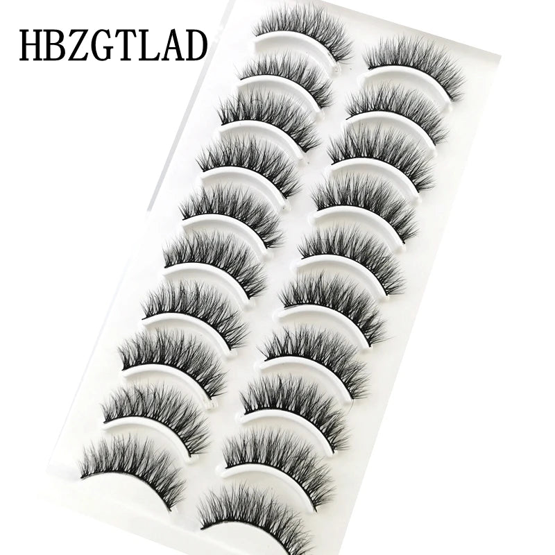 10 Pairs 3D Mink False Eyelashes