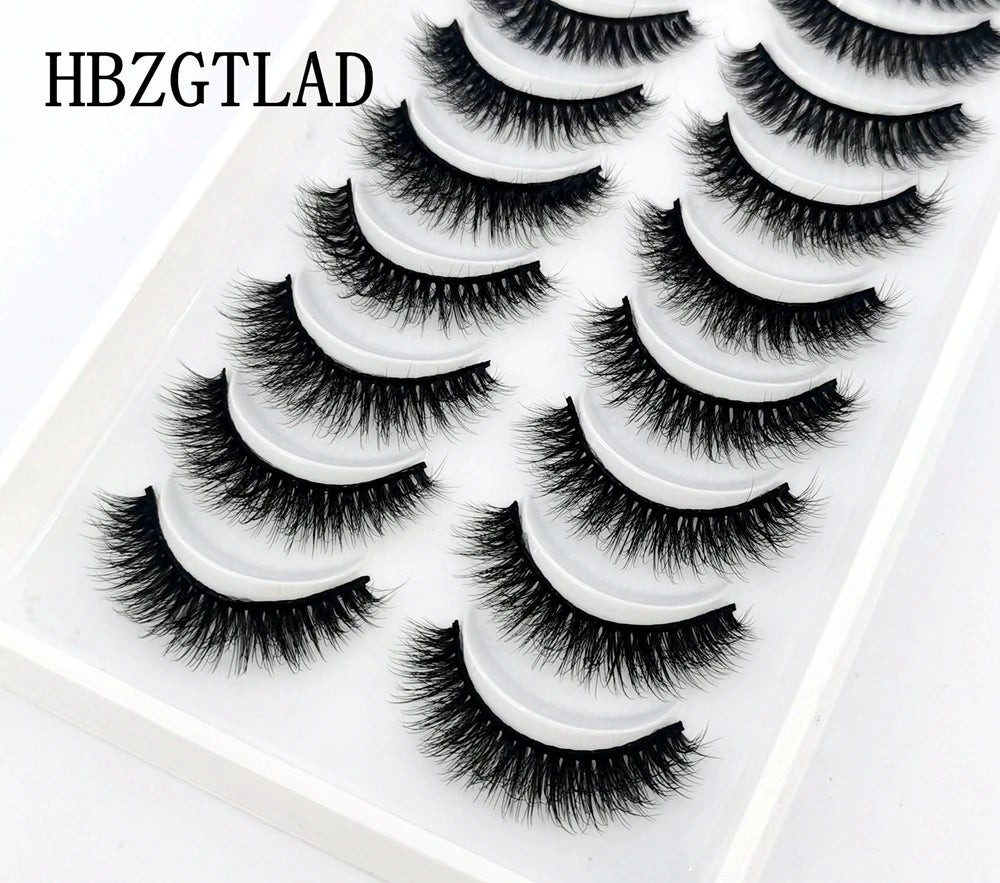 10 Pairs 3D Mink False Eyelashes