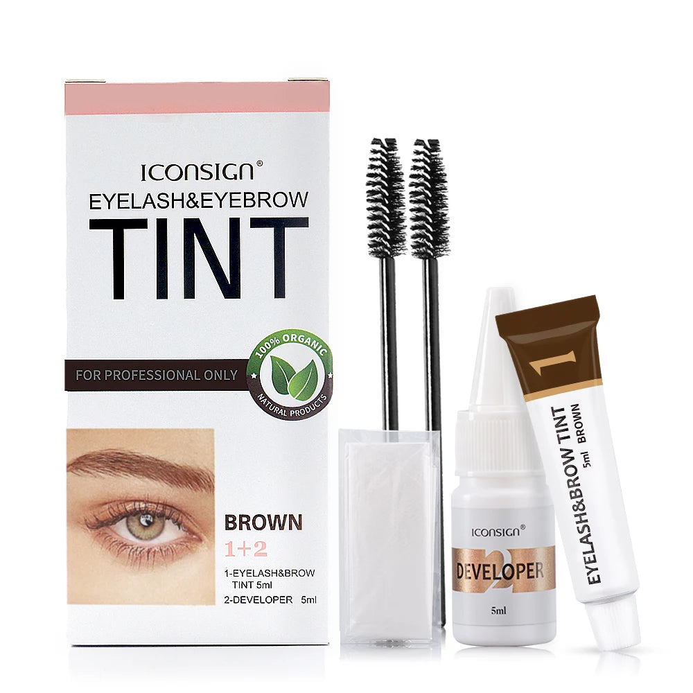 ICONSIGN Eyelash & Eyebrow Dye Tint Kit