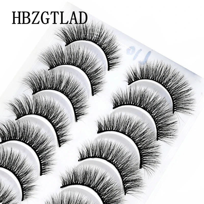 10 Pairs 3D Mink False Eyelashes