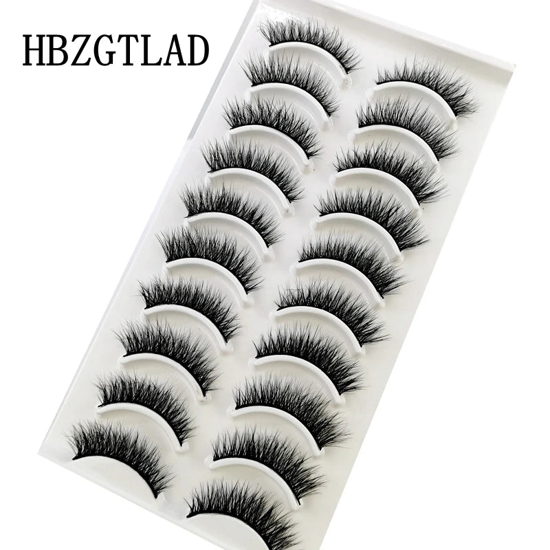 10 Pairs 3D Mink False Eyelashes