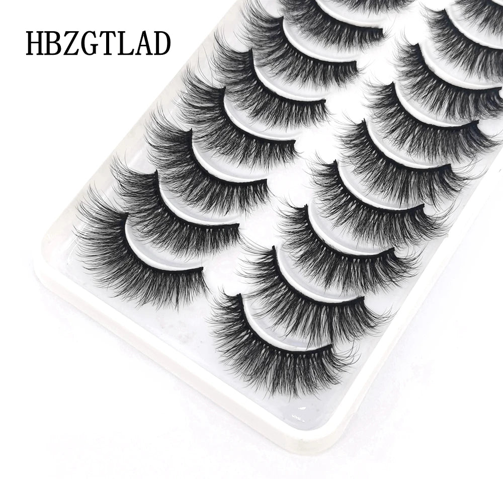 10 Pairs 3D Mink False Eyelashes