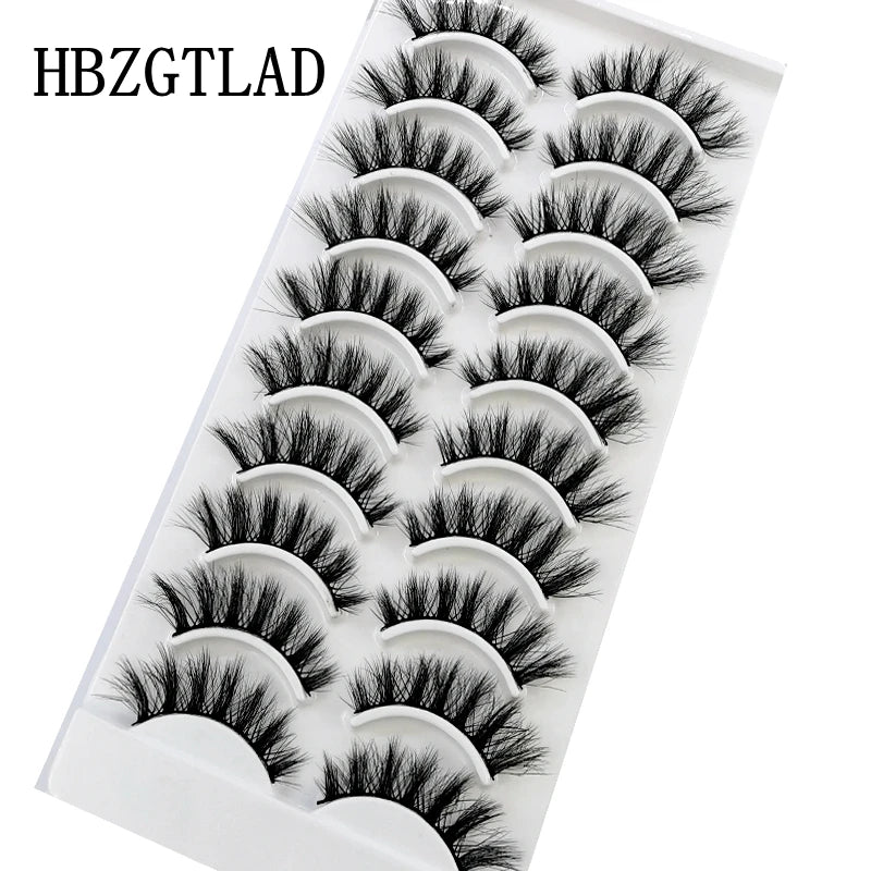 10 Pairs 3D Mink False Eyelashes