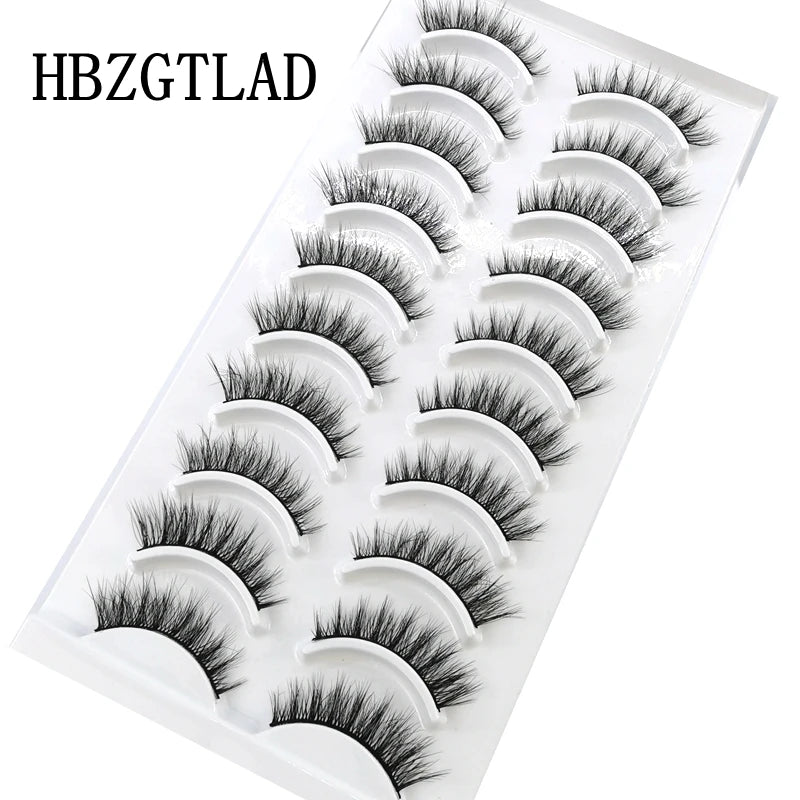 10 Pairs 3D Mink False Eyelashes