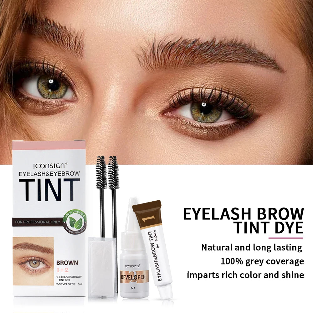 ICONSIGN Eyelash & Eyebrow Dye Tint Kit