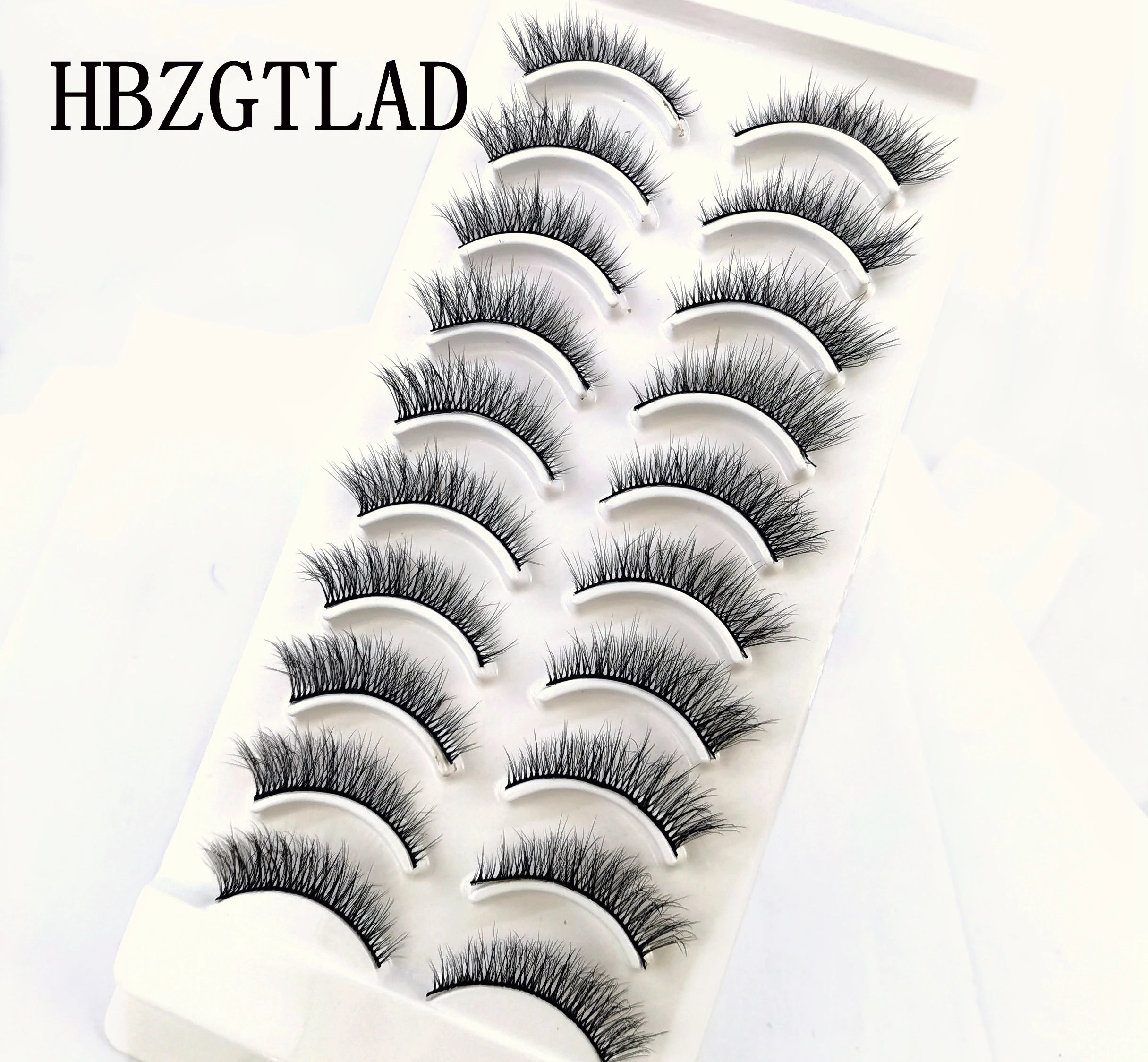 10 Pairs 3D Mink False Eyelashes