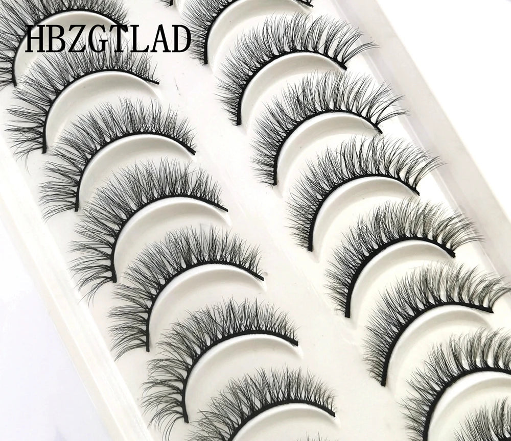 10 Pairs 3D Mink False Eyelashes