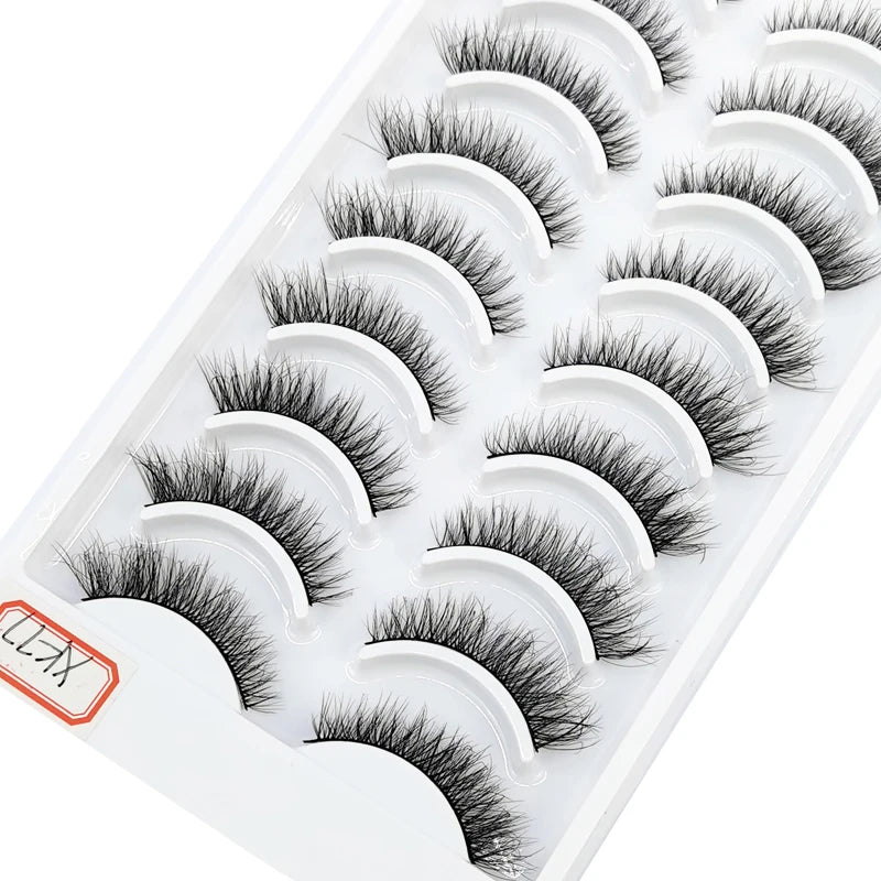 10 Pairs 3D Mink False Eyelashes