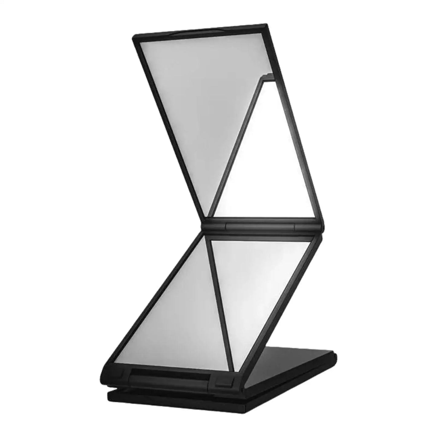 Portable 4-Way Folding Mirror