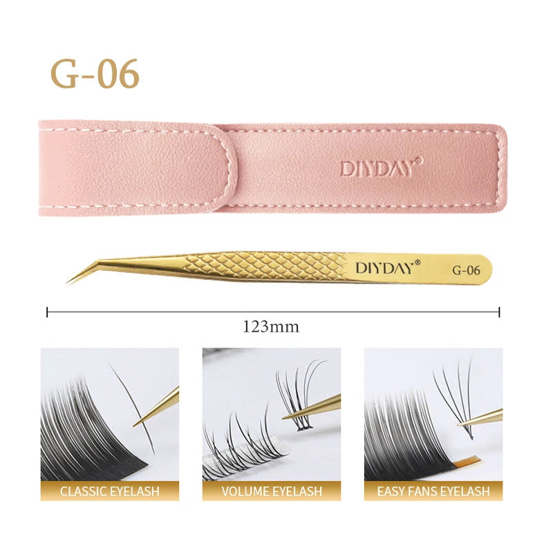 Anti-slip Eyelash Extension Tweezers