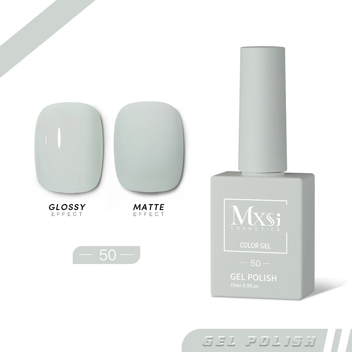 Mxsi 15ml Neon Gel Nail Polish Set - Brown, Blue, Red, Green, Nude, UV Varnish