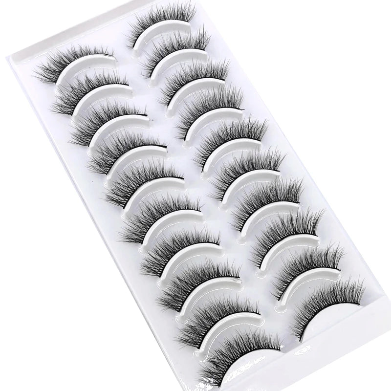 10 Pairs 3D Mink False Eyelashes