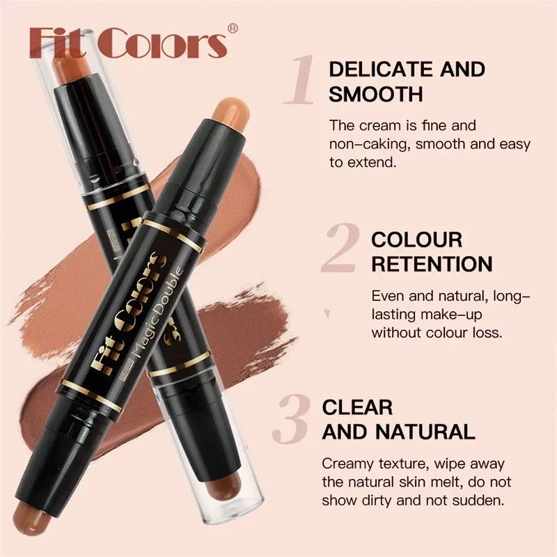 Double-ended Dual-purpose High-light & Contour Stick