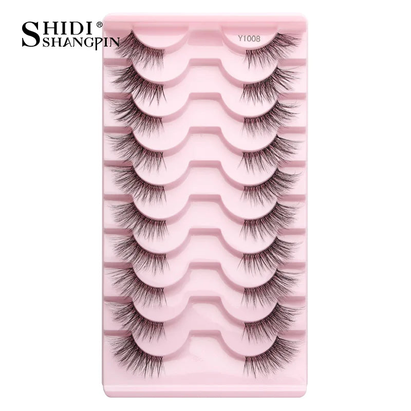 Half Eyelashes 3/5/10 Half Lashes Soft Natural Look Cat Eye Lashes Makeup Tool Extension Fluffy Faux Cils maquiagem Half Lashes