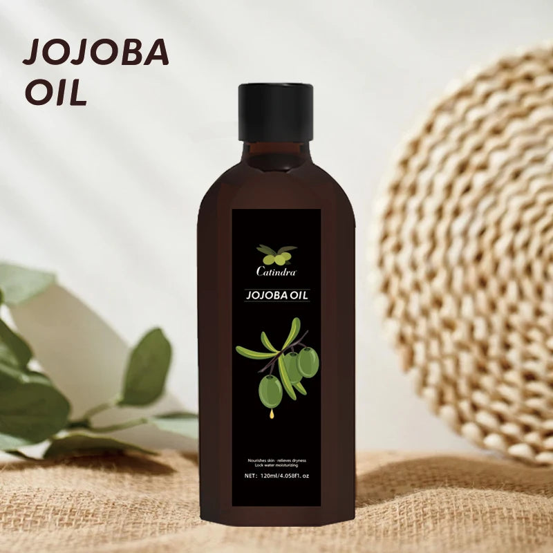 120ml Jojoba Oil – Firming, Moisturizing, and Smooth Body Care Massage Oil, Natural Organic Plant Oil for Skin